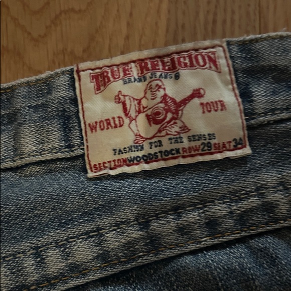 True Religion Blue woodstock bell bottoms Jeans - Picture 5 of 7